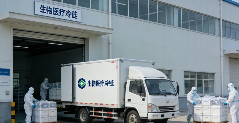 显示样本冷链运输流程与专家远程