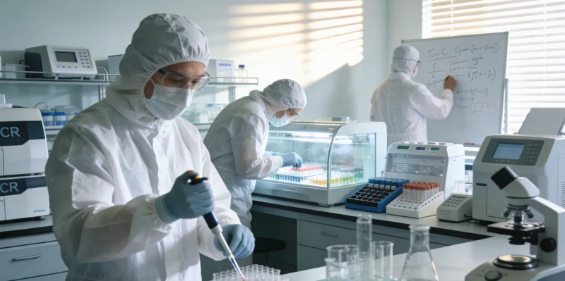 医生在办公室内，正结合电脑屏幕