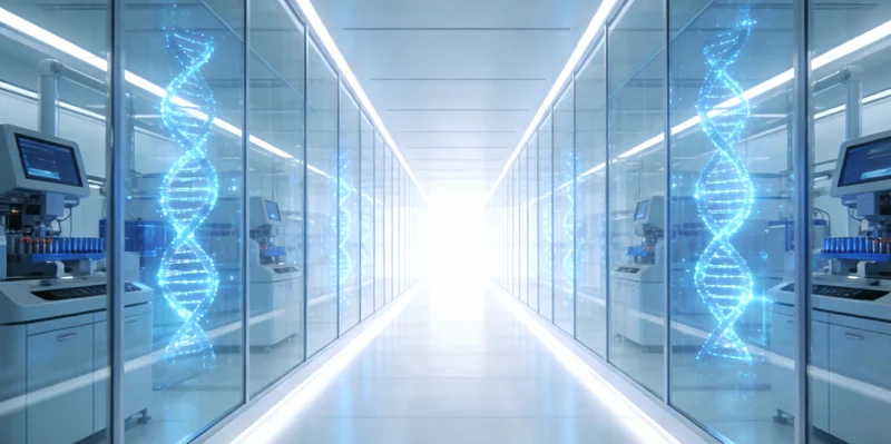 医生在诊室内,指着电脑屏幕上的