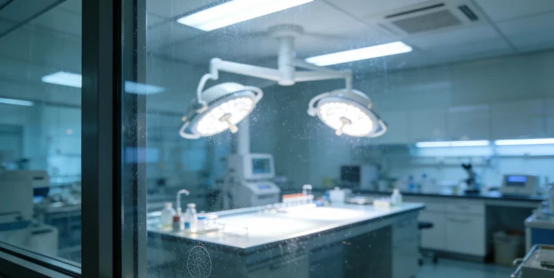 位于南京的现代化医学实验室内部