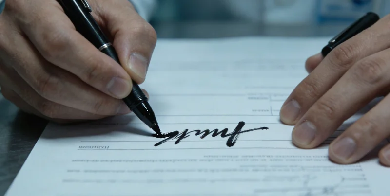 基因检测报告与听诊器、病历摆放