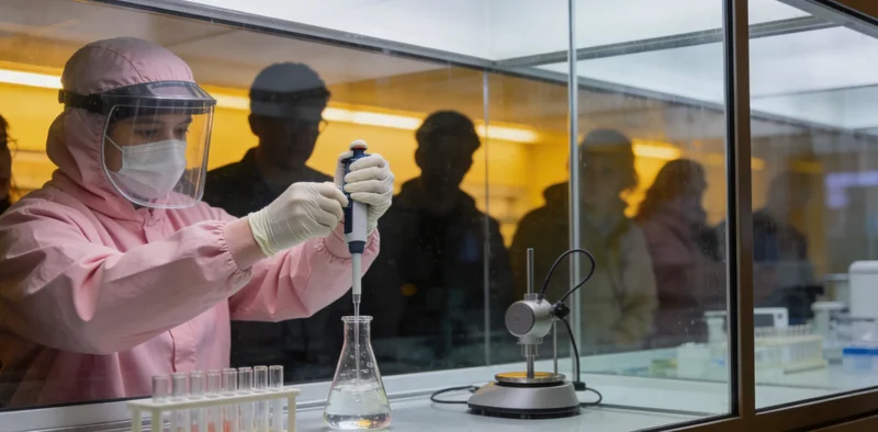 卡通风格对比图,左侧是拥挤的医