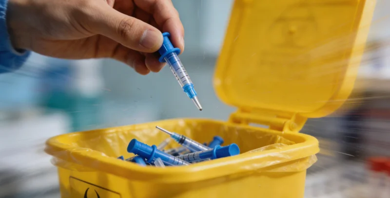 基因检测采样操作演示图