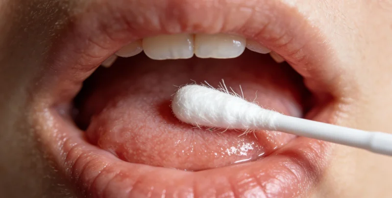 专业医护人员在医疗机构进行宫颈