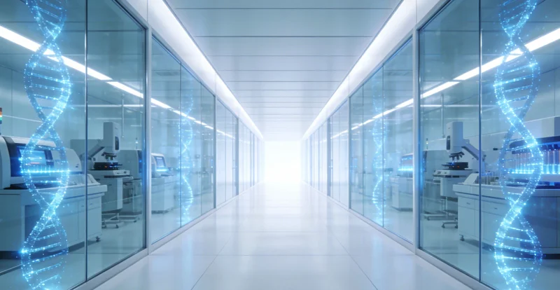 工作人员正在进行无痛采样指导