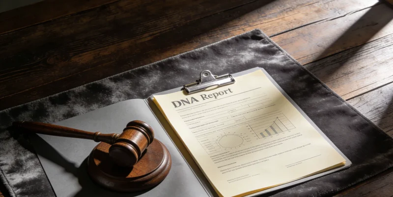 一位医生或遗传咨询师在办公室内