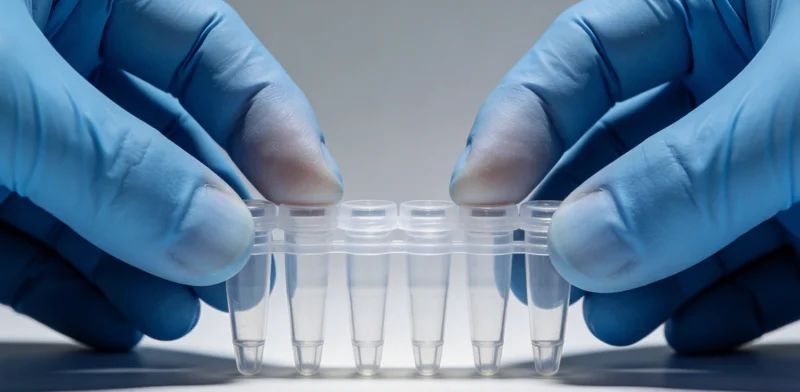 医生向市民讲解基因检测报告内容的场景