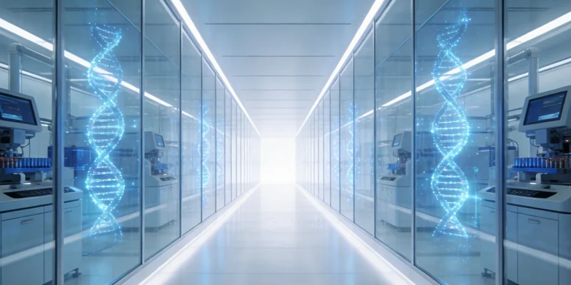 摆放在桌上的呼吸道病原体基因居