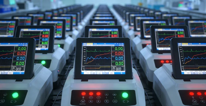 象征DNA测序和数据分析的科技