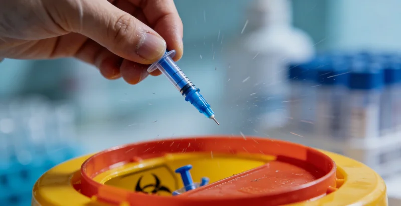 医生正在进行甲状腺超声检查