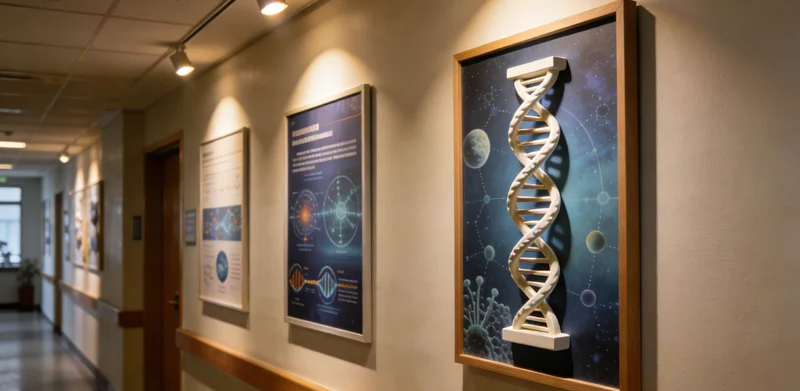 滨州女性在医院进行健康咨询的示意图