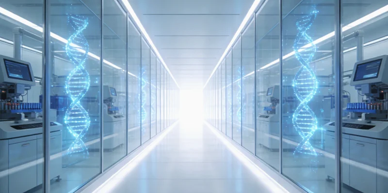 汉中某医院检验科内部,医护人员