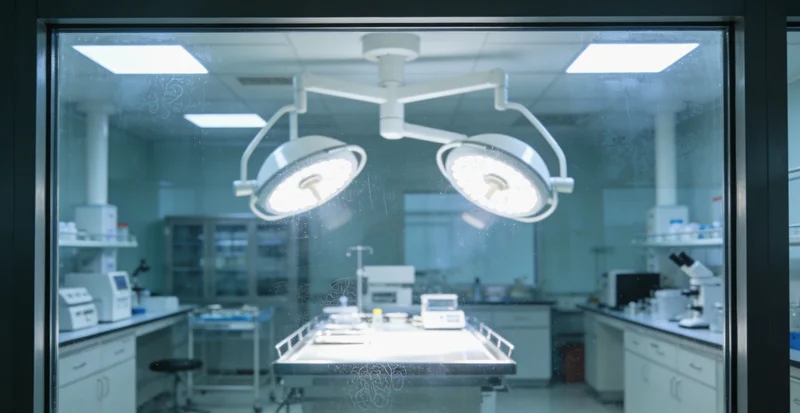 一份基因检测报告的特写，旁边放着一支笔和一个放大镜