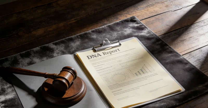 医生正向咨询者解读检测报告并讨