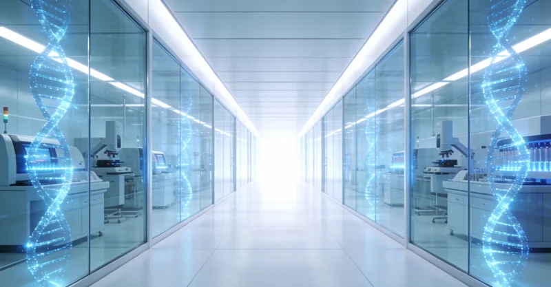 医生在办公室内认真查看详细的基