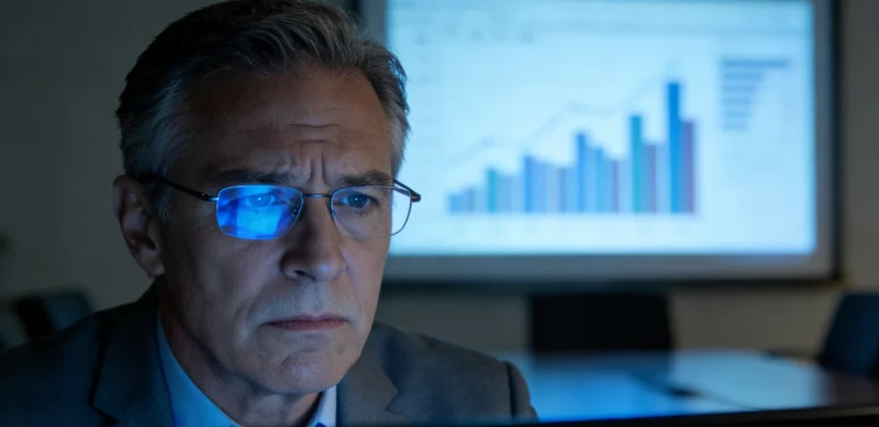 一家人围坐在一起，安心地查看并