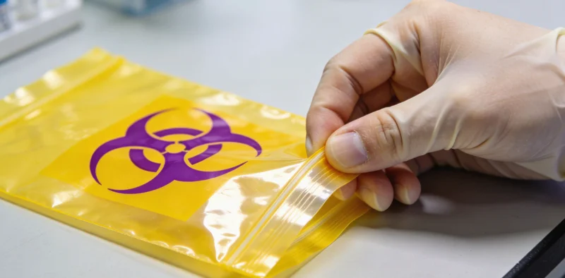 医生正在检查患者皮肤问题