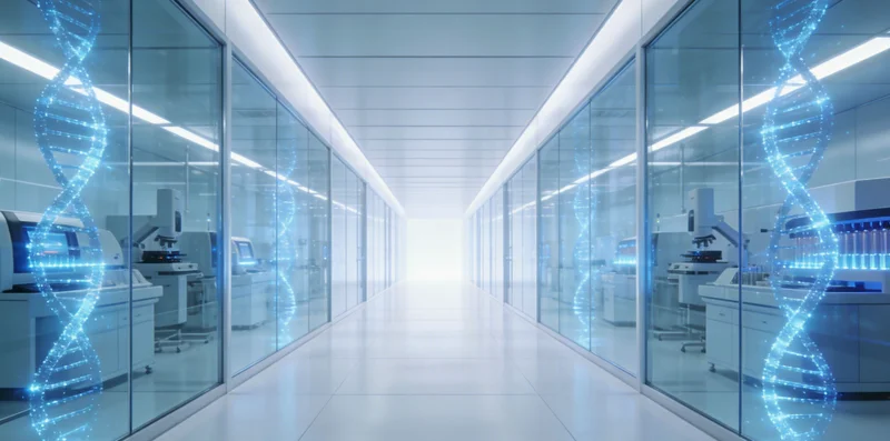 医生在诊室内，正向患者展示并解