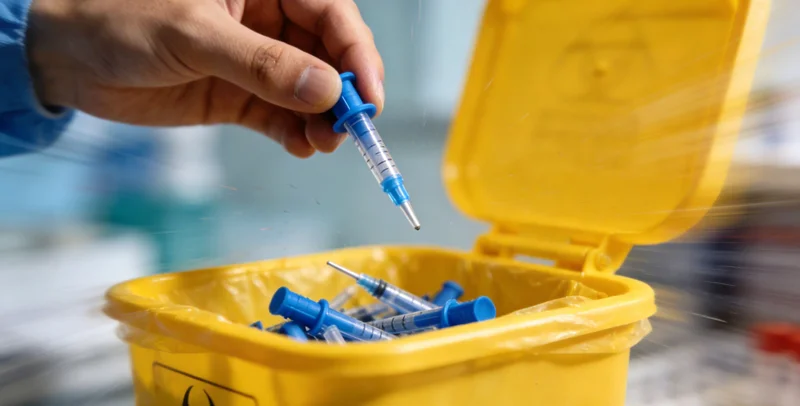 遗传咨询师在办公室内向咨询者解