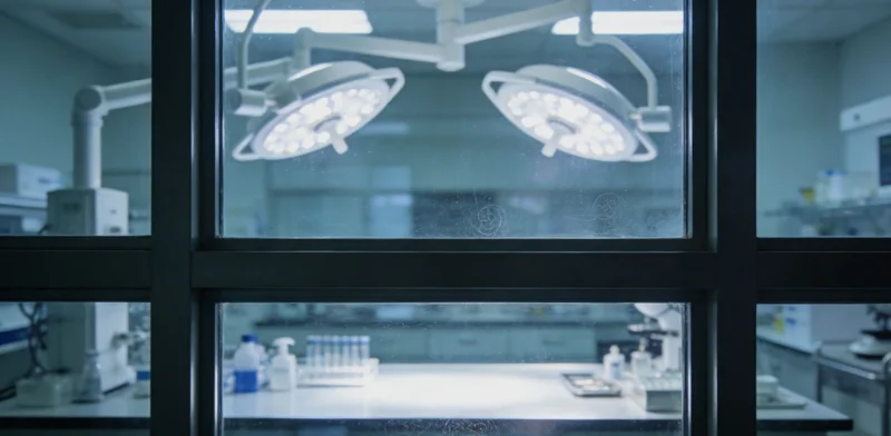 实验室技术人员进行基因检测操作