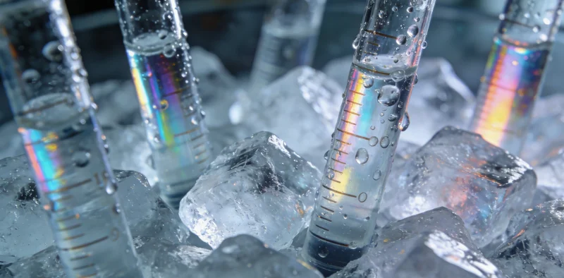 护士正在为咨询者进行咽拭子采样