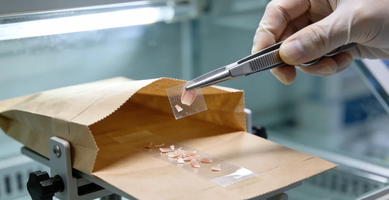 医护人员正在为患者采集用于检测