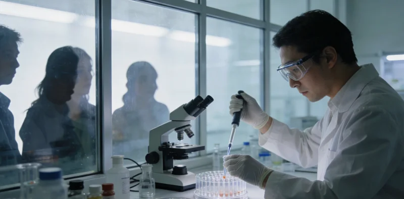 专业的基因检测实验室环境