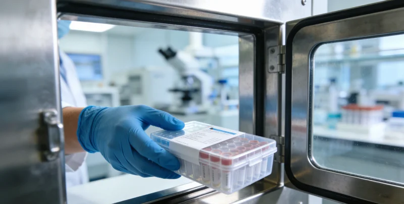 专业医生正在为患者解读基因检测报告