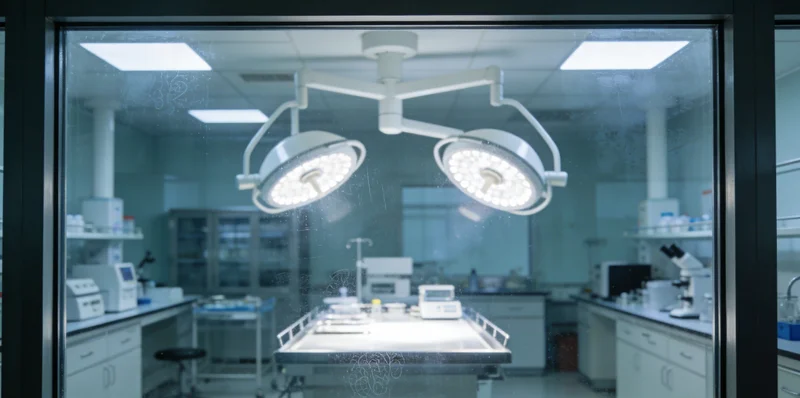 专业检测人员在实验室内进行样本