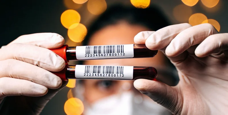 专业人员为咨询者解读检测报告