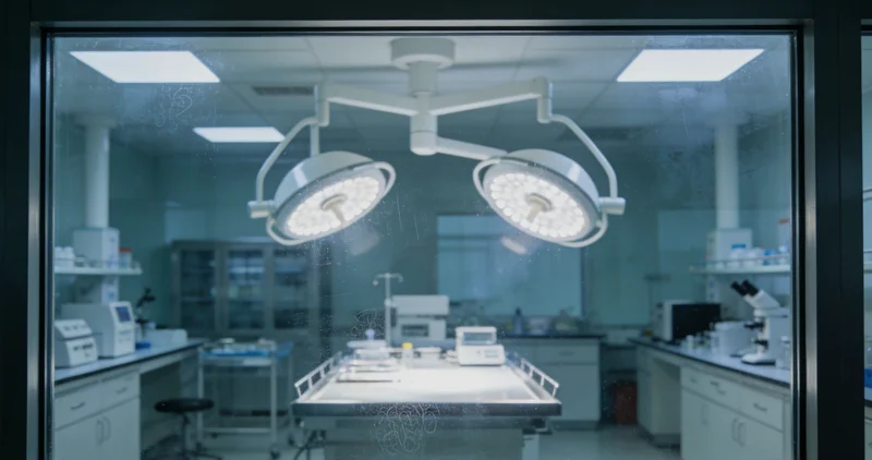 第三方医学检验所内,技术人员正