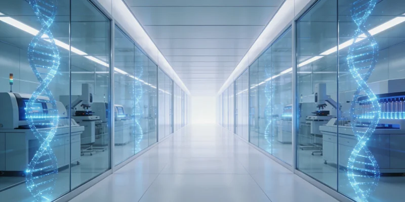 医生在诊室内，手指着电脑屏幕上