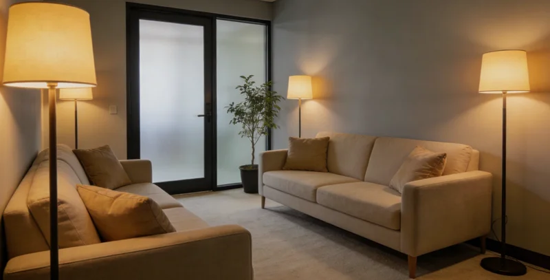 专业医生为患者解读基因检测报告的温馨画面