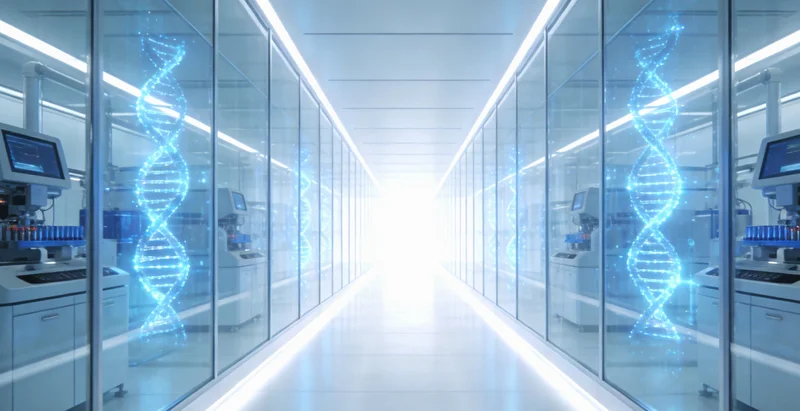 基因检测四步流程图表