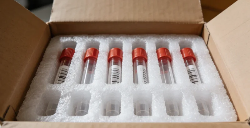 一份打码的基因检测报告被医生拿