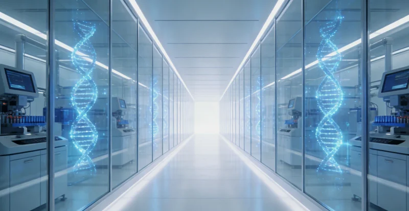 医生在诊室中，正向咨询者讲解基