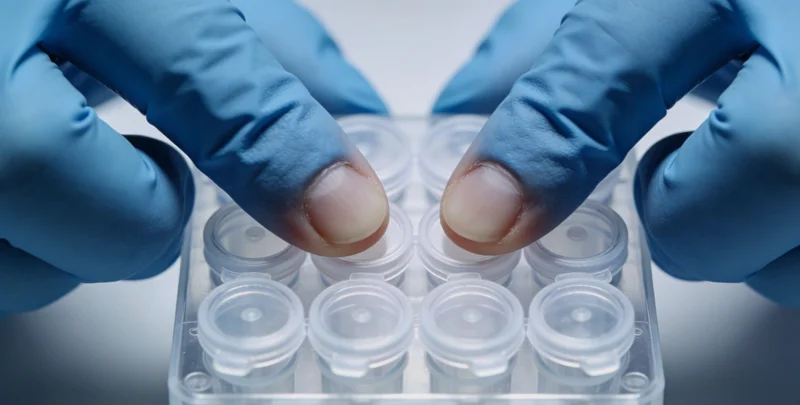 专业医生正在为患者解读基因检测报告