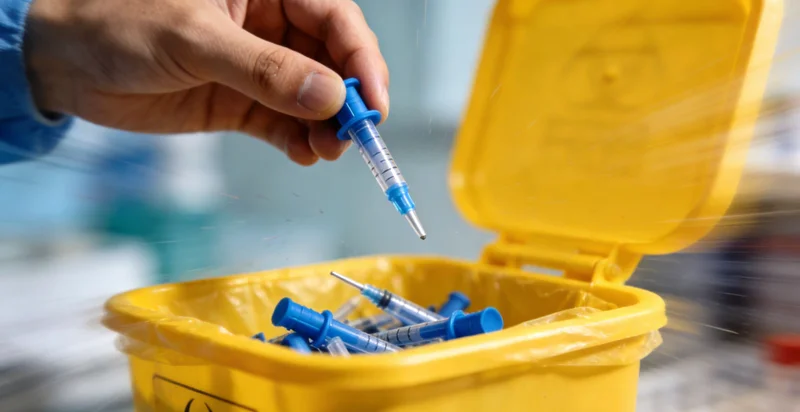 基因检测实验室工作场景