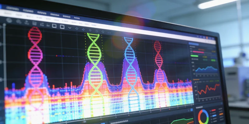 生物信息分析师正在解读测序数据
