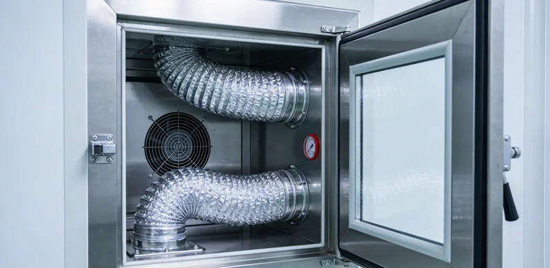 医生正在分析患者的腹腔积液检查