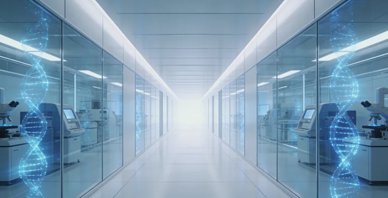 医生正在向咨询者讲解一份血液检