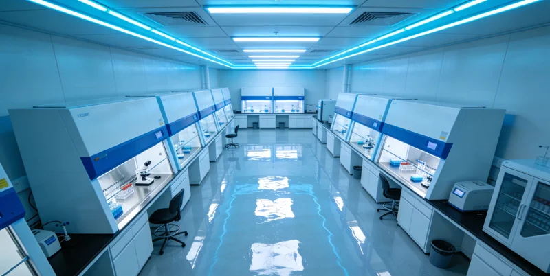 传统微生物培养过程，医生在观察