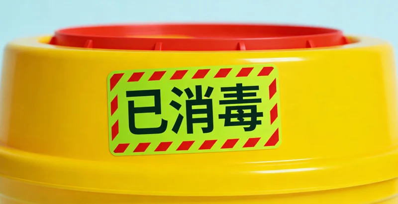 一份清晰的检测报告被手指指着，