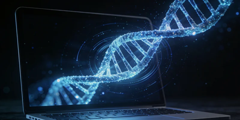 医生在办公室与患者家属沟通检测