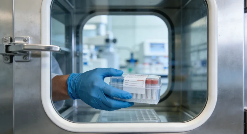 医生正在向家长耐心解读基因检测报告的内容