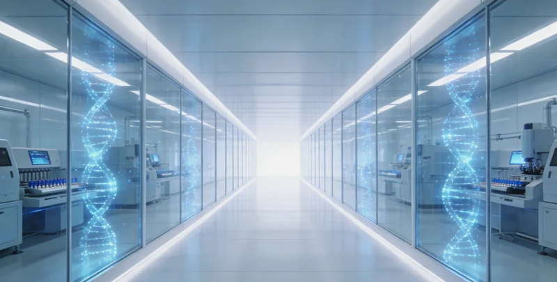 临床医生讨论基因检测结果的场景