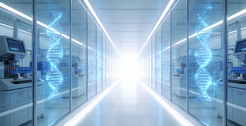 医生在办公室内仔细查看详细的基