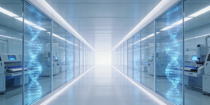 医生正在解读基因检测报告