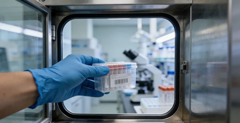 一份清晰的基因检测报告示意图，展示关键基因位点的检测结果