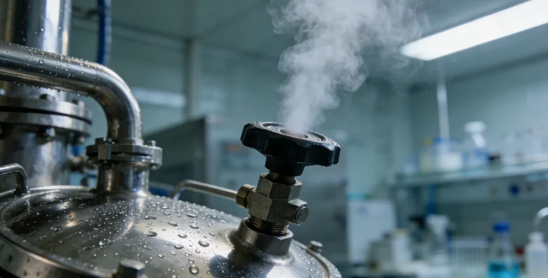 实验员在生物安全柜内进行样本前